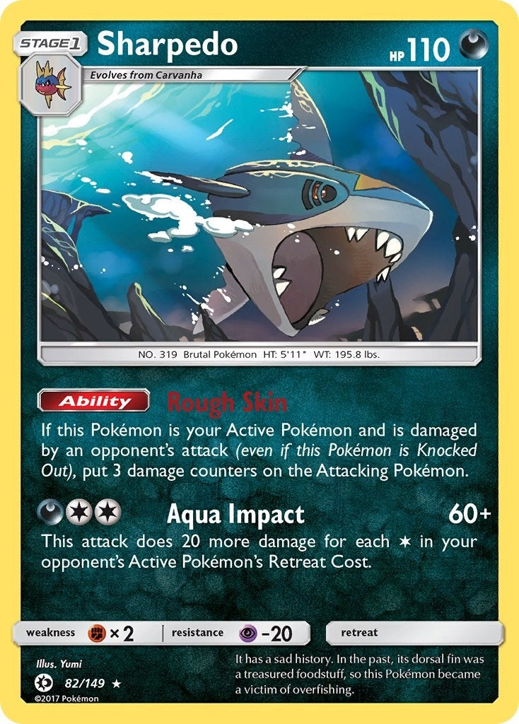 Image for Sharpedo (82/149) (SM Base Set) (SM01) - Pokemon