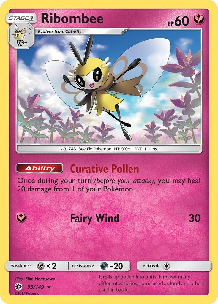 Image for Ribombee (93/149) (SM Base Set) (SM01) - Pokemon
