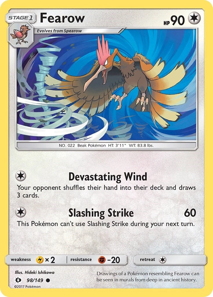 Image for Fearow (98/149) (SM Base Set) (SM01) - Pokemon
