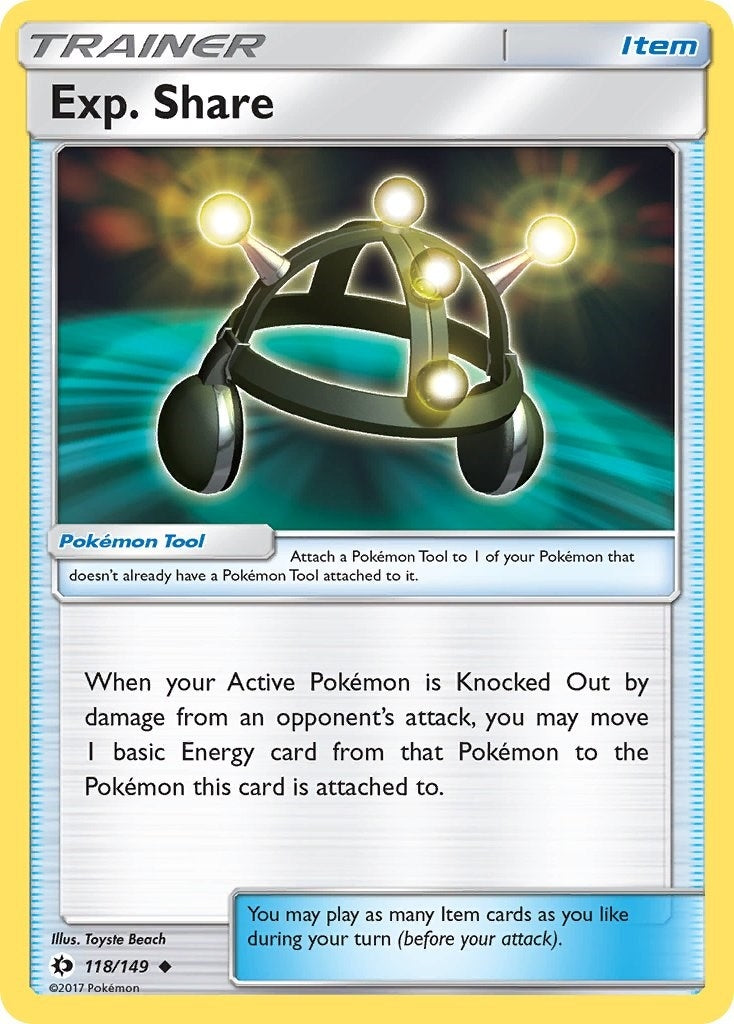Image for Exp. Share (118/149) (SM Base Set) (SM01) - Pokemon