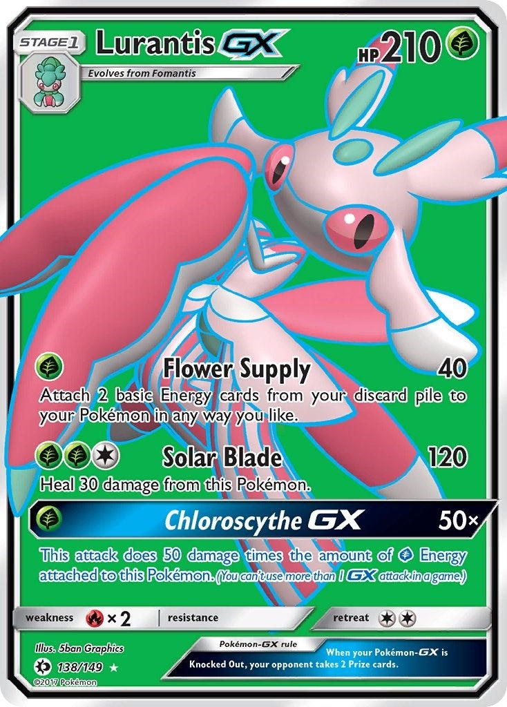 Lurantis GX (Full Art) (138/149) (SM Base Set)