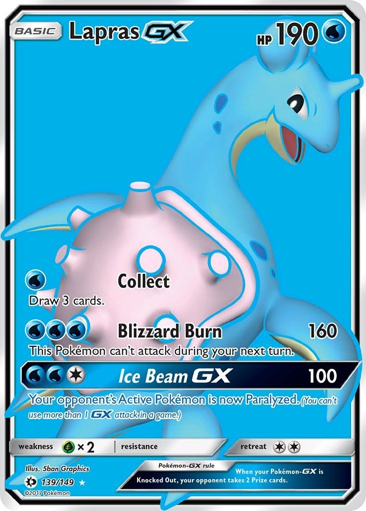 Image for Lapras GX (Full Art) (139/149) (SM Base Set) (SM01) - Pokemon