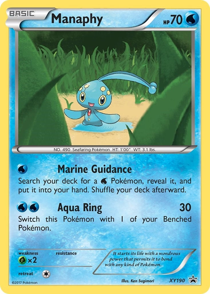 Image for Manaphy - XY190 (XY190) (XY Promos) (PR) - Pokemon