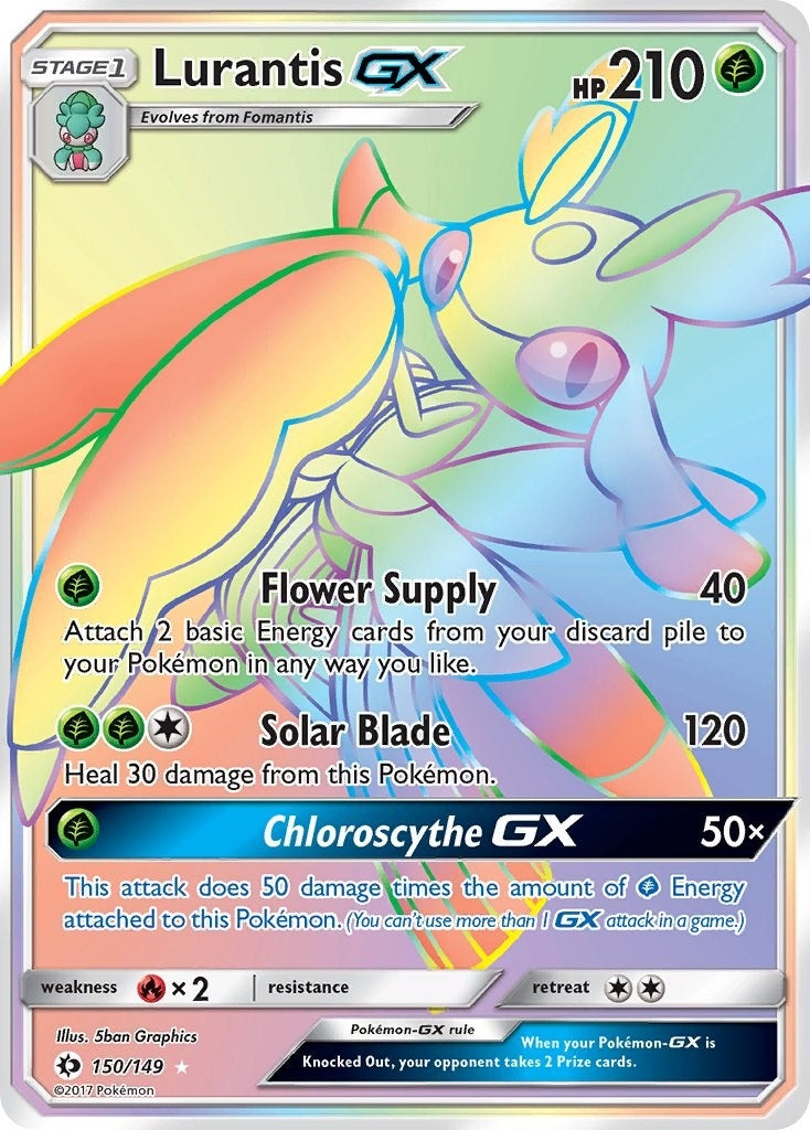 Image for Lurantis GX (Secret) (150/149) (SM Base Set) (SM01) - Pokemon