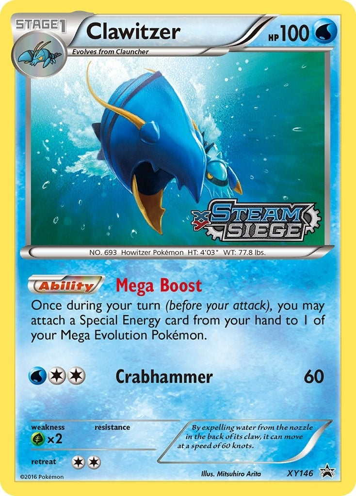 Image for Clawitzer (XY Steam Siege Prerelease) (XY146) (XY Promos) (PR) - Pokemon