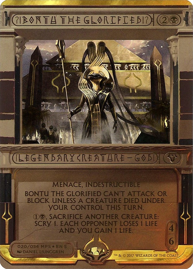 Bontu the Glorified (20) (Masterpiece Series: Amonkhet Invocations)