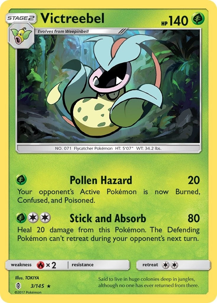 Image for Victreebel (3/145) (SM - Guardians Rising) (SM02) - Pokemon