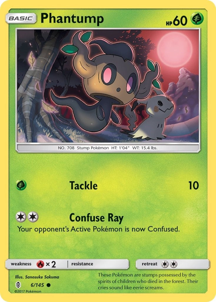 Image for Phantump (6/145) (SM - Guardians Rising) (SM02) - Pokemon