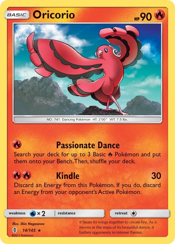 Image for Oricorio (14) (14/145) (SM - Guardians Rising) (SM02) - Pokemon