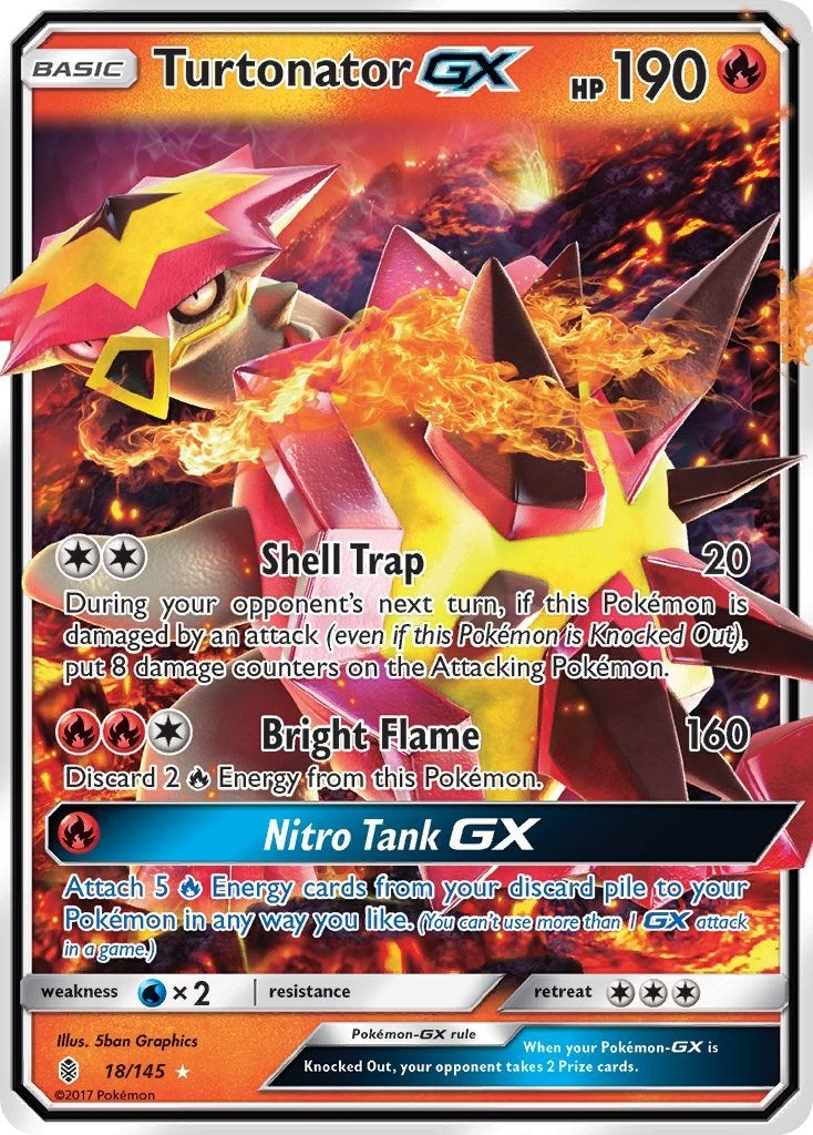 Turtonator GX (18/145) (SM - Guardians Rising)