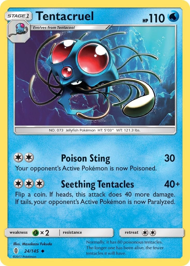 Image for Tentacruel (24/145) (SM - Guardians Rising) (SM02) - Pokemon