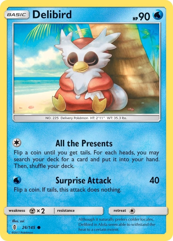 Image for Delibird (26/145) (SM - Guardians Rising) (SM02) - Pokemon