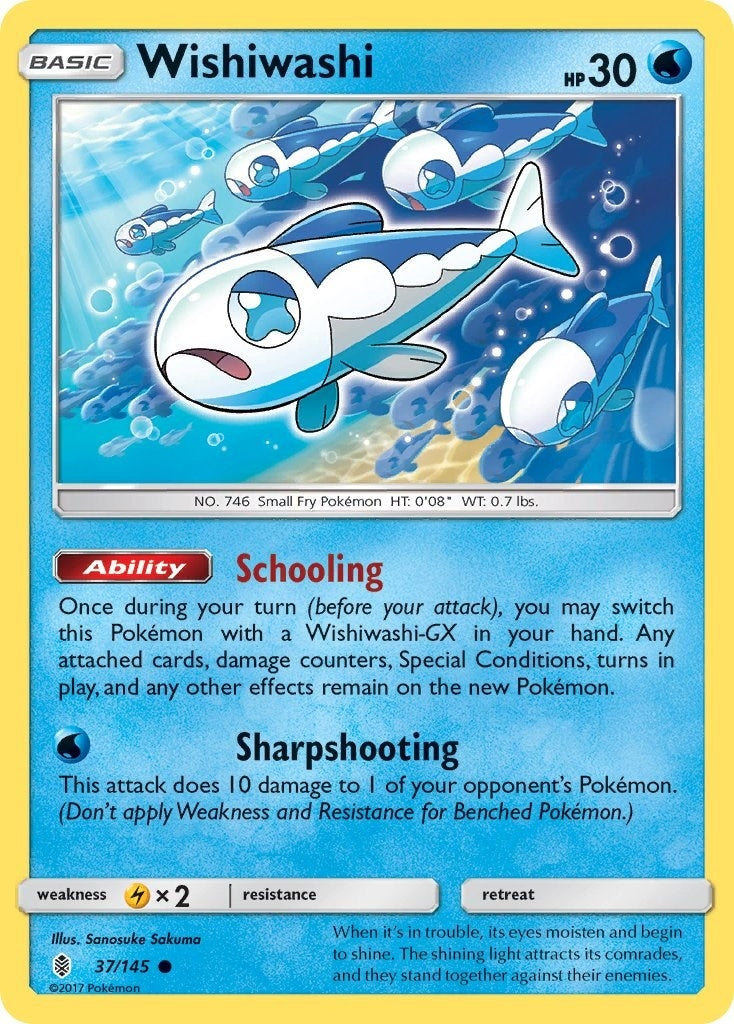 Image for Wishiwashi (37/145) (SM - Guardians Rising) (SM02) - Pokemon