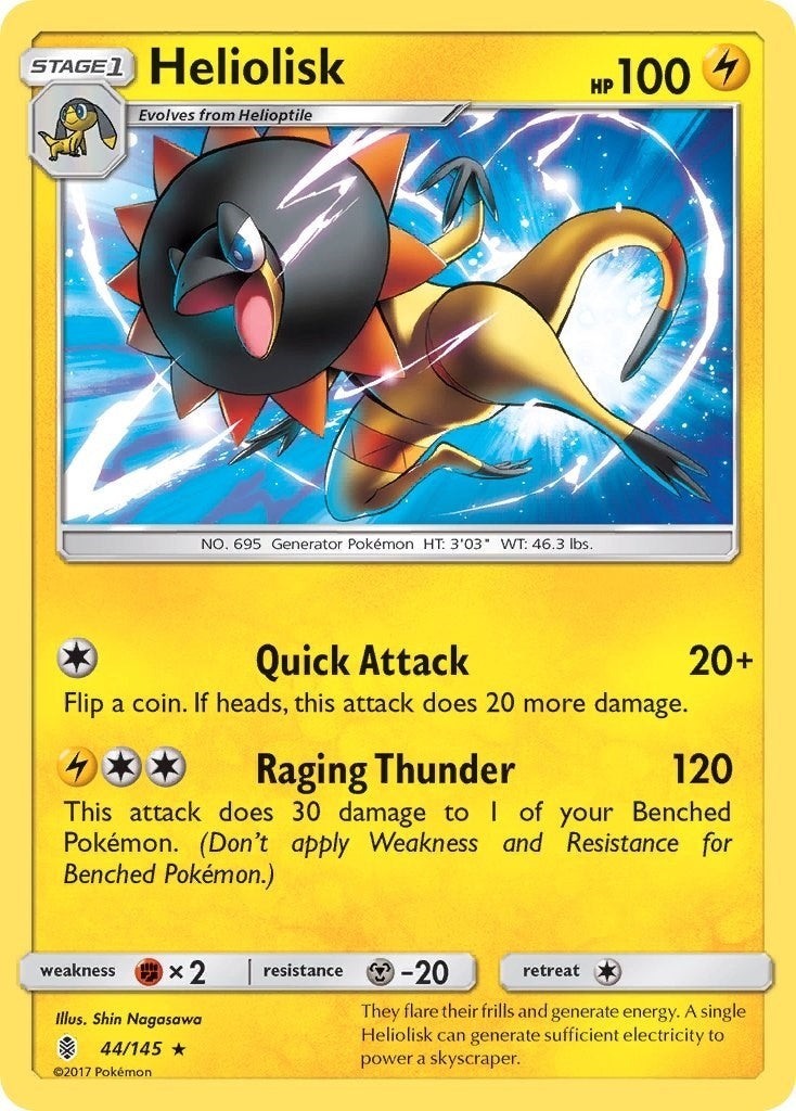 Image for Heliolisk (44/145) (SM - Guardians Rising) (SM02) - Pokemon