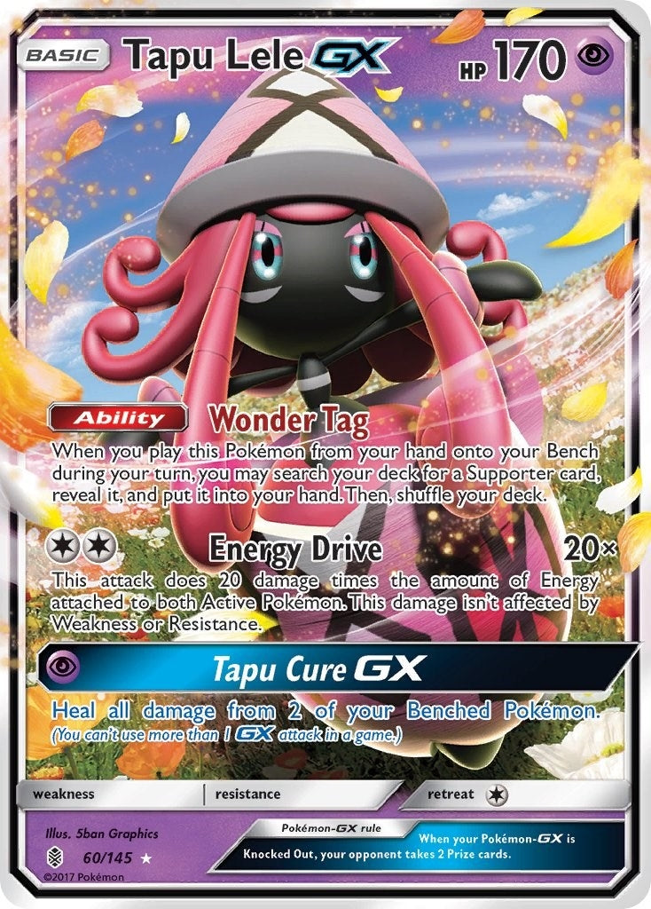 Image for Tapu Lele GX (60/145) (SM - Guardians Rising) (SM02) - Pokemon