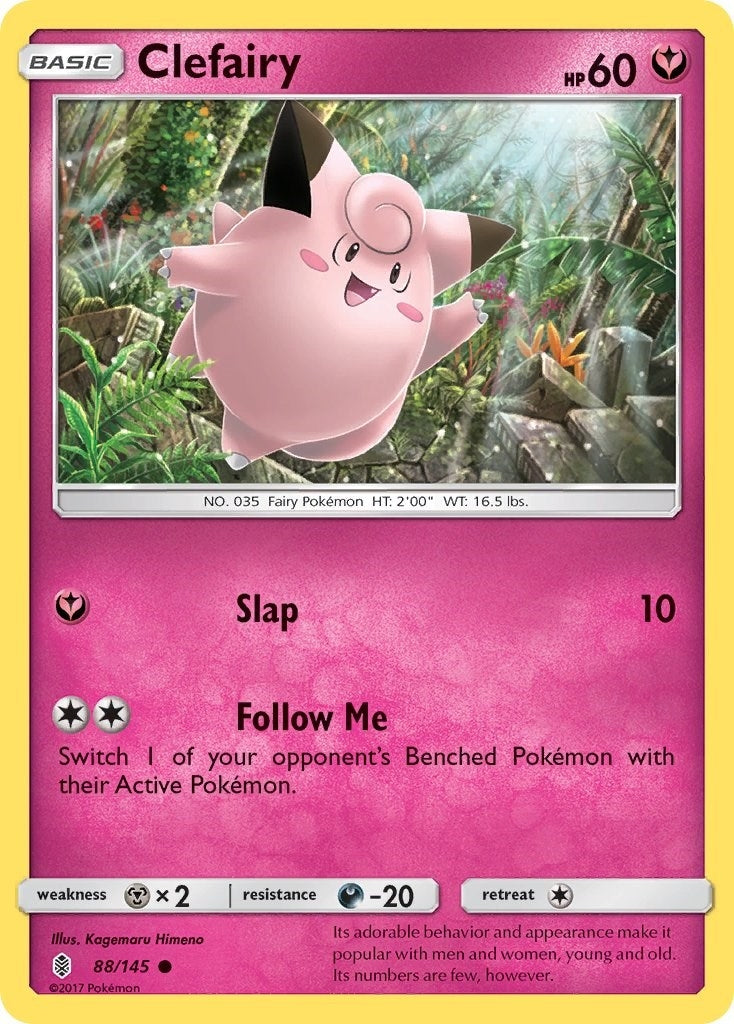 Image for Clefairy (88/145) (SM - Guardians Rising) (SM02) - Pokemon