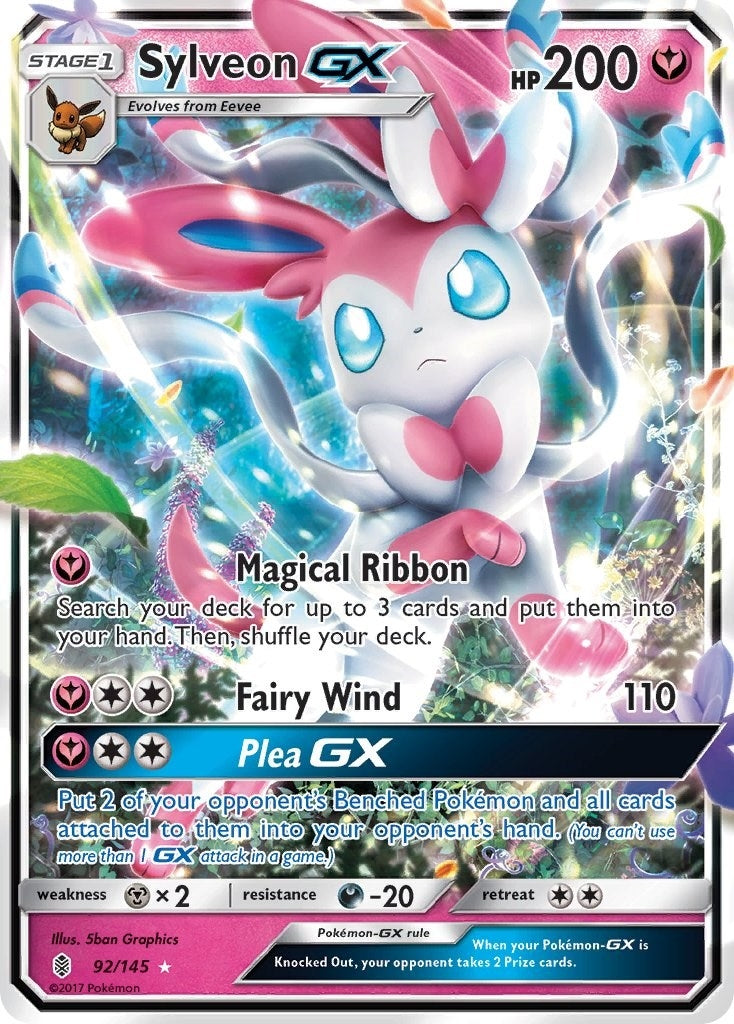 Image for Sylveon GX (92/145) (SM - Guardians Rising) (SM02) - Pokemon