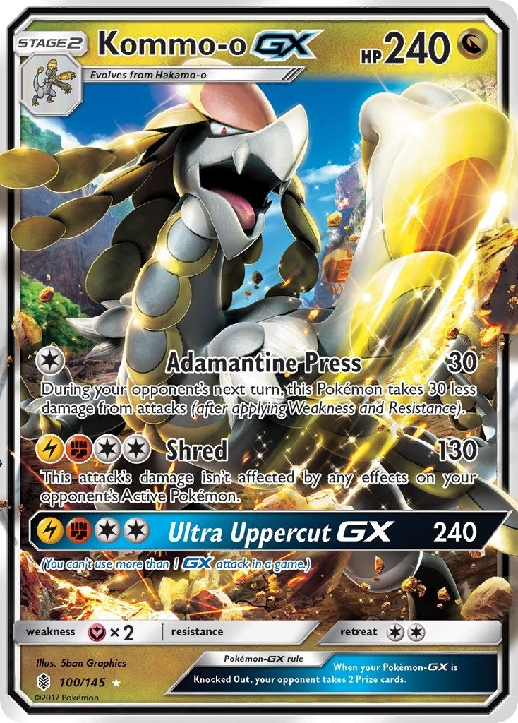 Image for Kommo-o GX (100/145) (SM - Guardians Rising) (SM02) - Pokemon