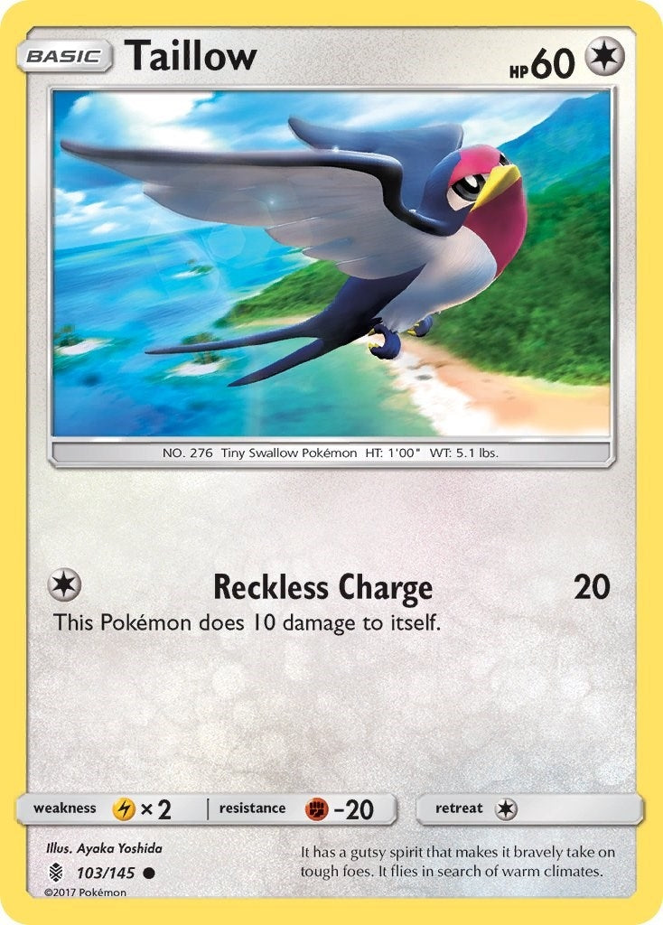 Image for Taillow (103/145) (SM - Guardians Rising) (SM02) - Pokemon