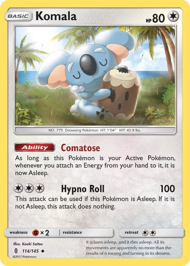 Image for Komala (114/145) (SM - Guardians Rising) (SM02) - Pokemon