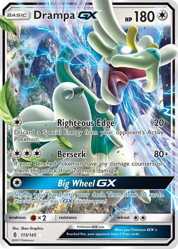 Image for Drampa GX (115/145) (SM - Guardians Rising) - Pokemon