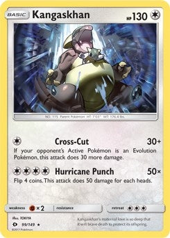 Image for Kangaskhan - 99/149 (SM Base Set) (099/149) (Deck Exclusives) (PR) - Pokemon