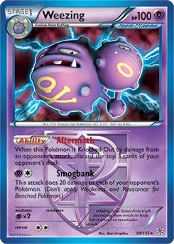 Image for Weezing - 58/135 (BW Plasma Storm) (058/135) (Deck Exclusives) (PR) - Pokemon