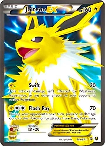 Image for Jolteon EX - 28a/83 (028a/083) (Alternate Art Promos) - Pokemon
