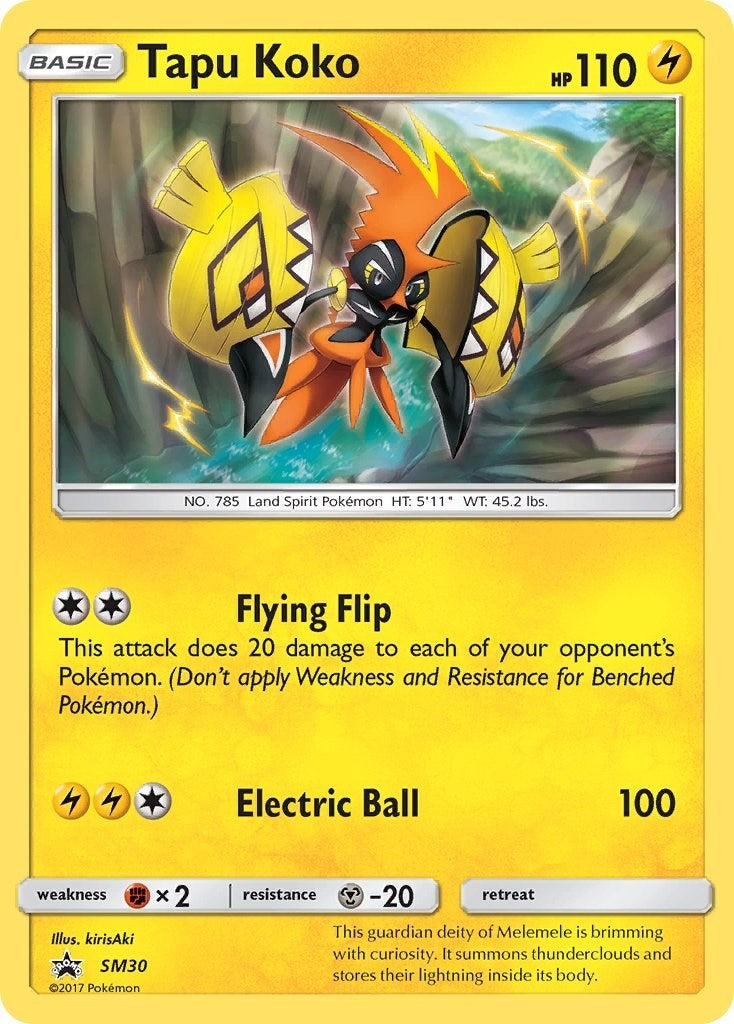 Image for Tapu Koko - SM30 (SM30) (SM Promos) (SMP) - Pokemon