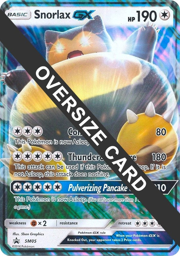 Image for Snorlax GX - SM05 (SM05) (Jumbo Cards) (PR) - Pokemon
