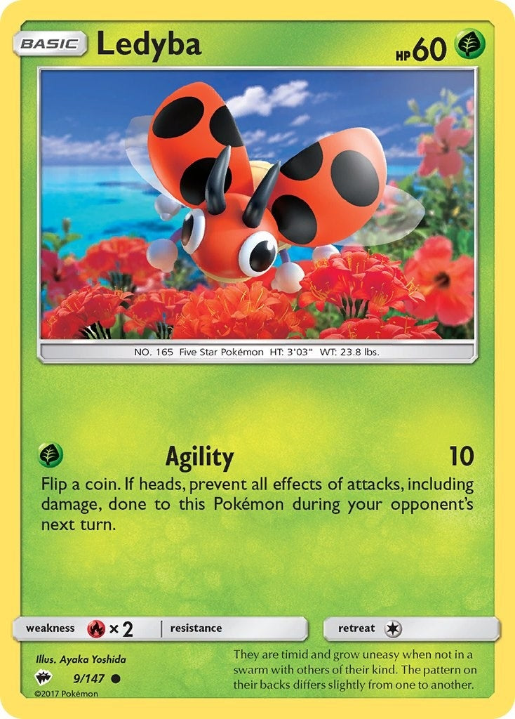Image for Ledyba (9/147) (SM - Burning Shadows) (SM03) - Pokemon