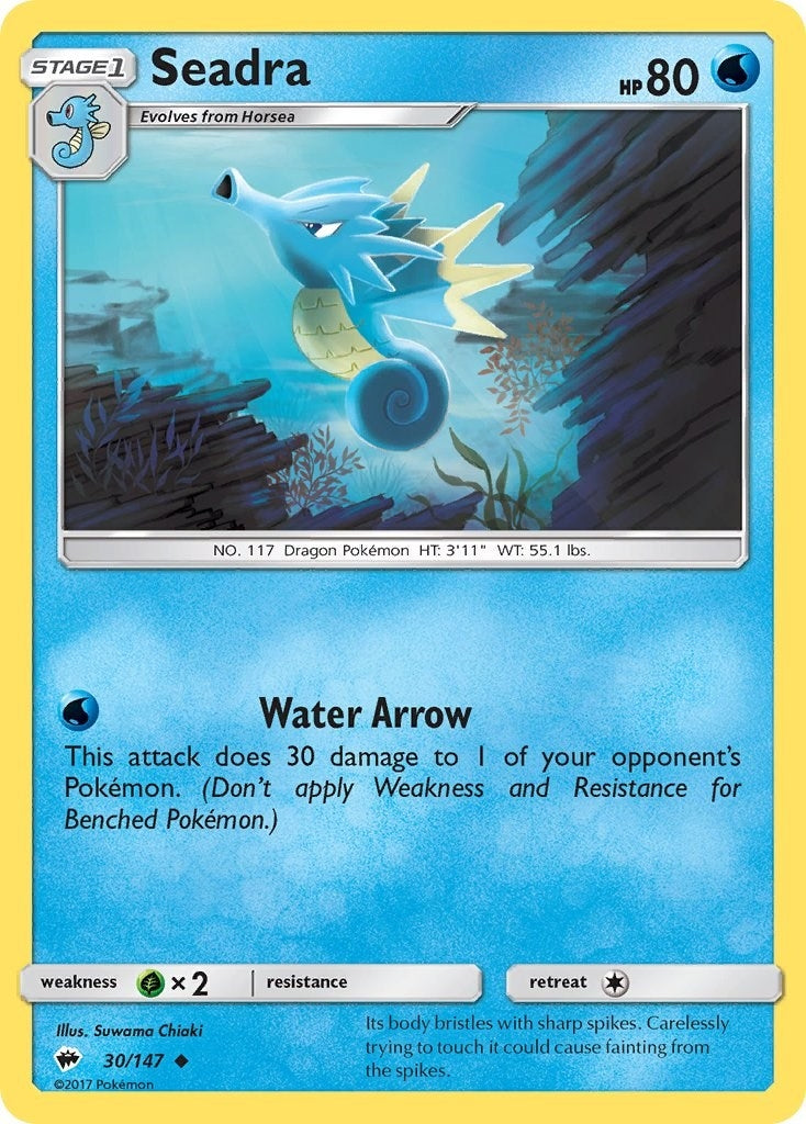 Image for Seadra (30/147) (SM - Burning Shadows) (SM03) - Pokemon