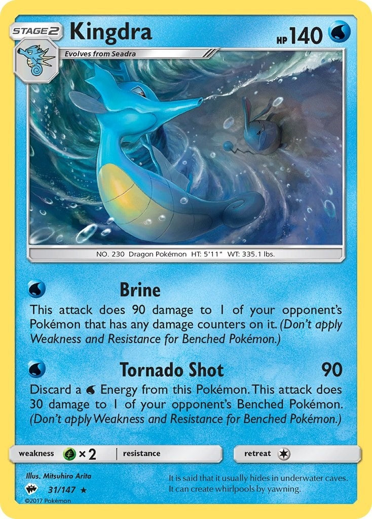 Image for Kingdra (31/147) (SM - Burning Shadows) (SM03) - Pokemon