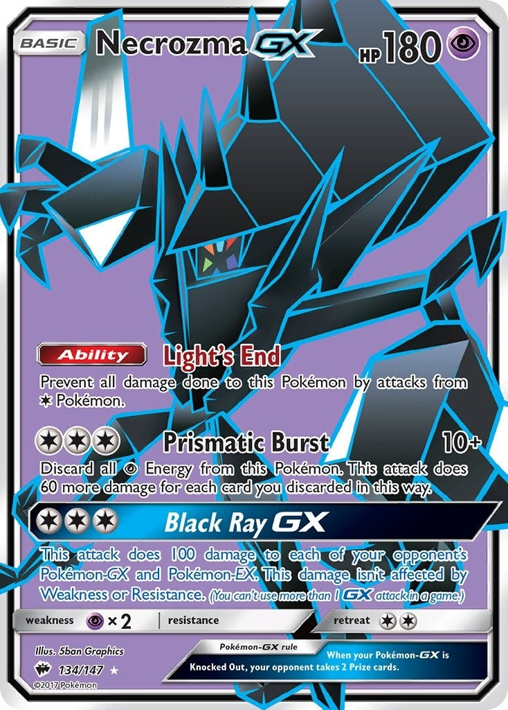 Image for Necrozma GX (Full Art) (134/147) (SM - Burning Shadows) (SM03) - Pokemon