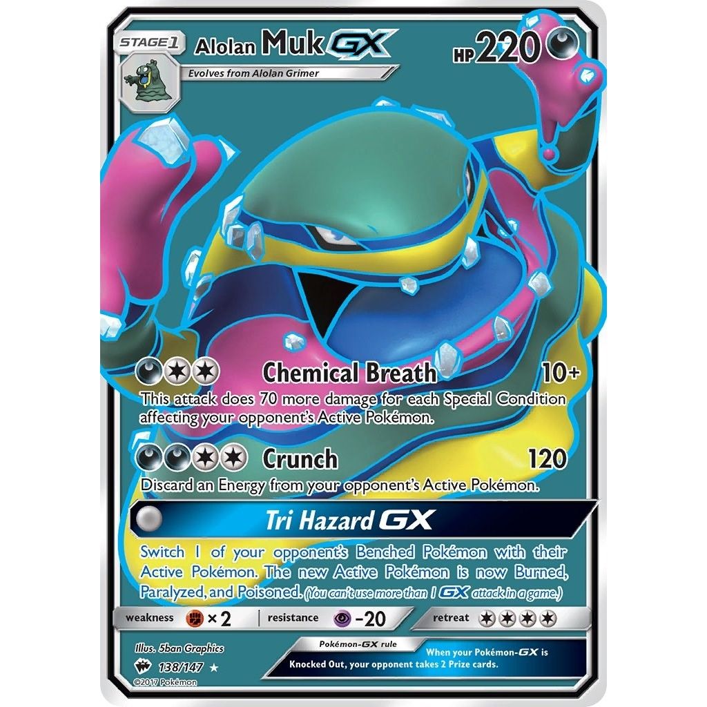 Image for Alolan Muk GX (Full Art) (138/147) (SM - Burning Shadows) - Pokemon