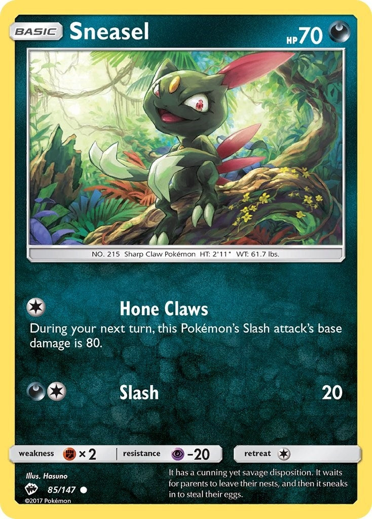 Image for Sneasel (85/147) (SM - Burning Shadows) (SM03) - Pokemon