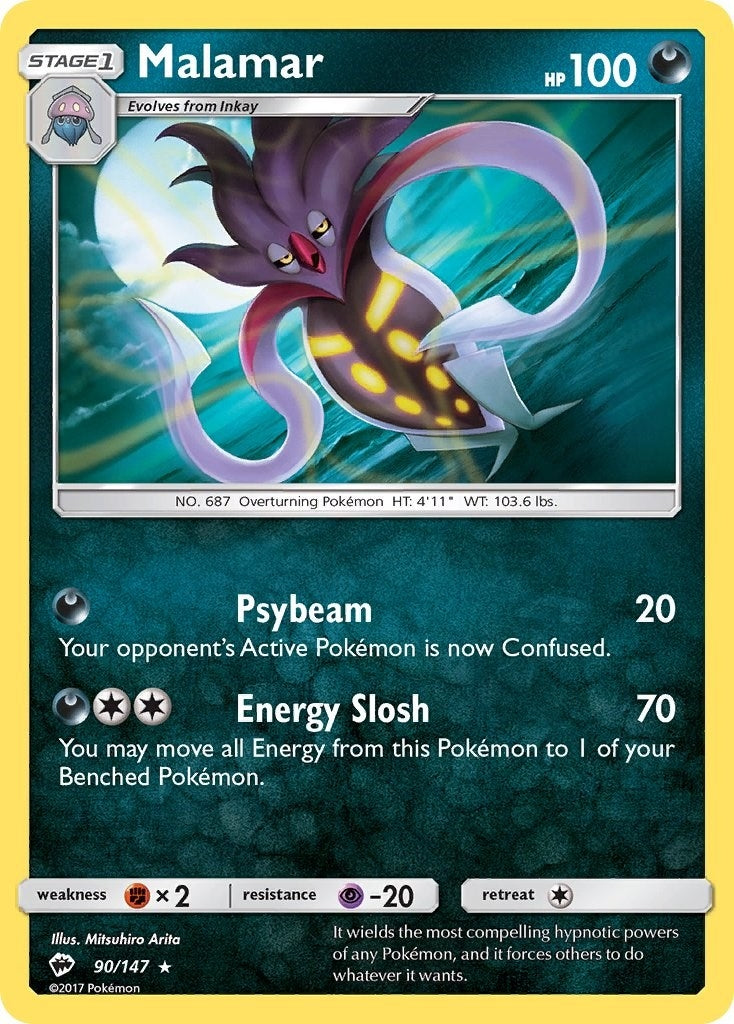 Image for Malamar (90/147) (SM - Burning Shadows) (SM03) - Pokemon