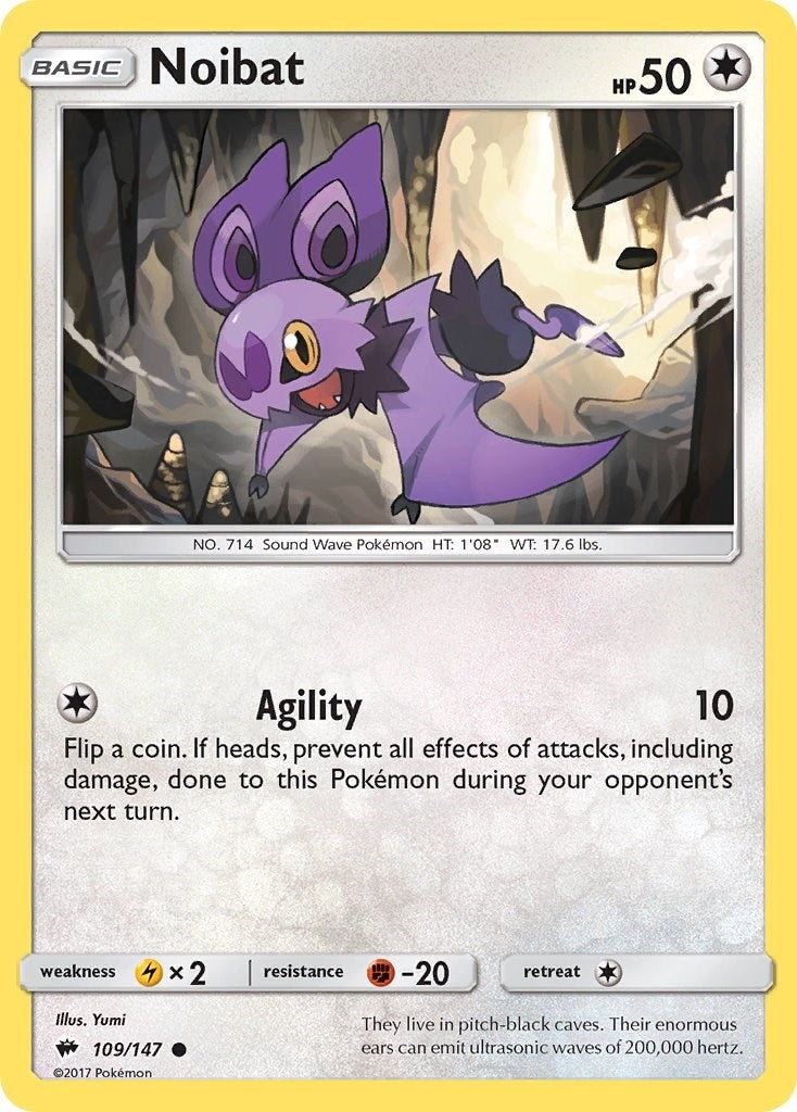 Image for Noibat (109/147) (SM - Burning Shadows) (SM03) - Pokemon