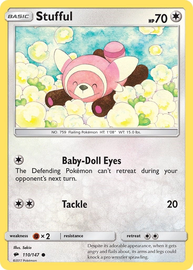 Image for Stufful (110/147) (SM - Burning Shadows) (SM03) - Pokemon