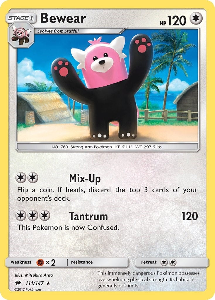 Image for Bewear (111/147) (SM - Burning Shadows) (SM03) - Pokemon