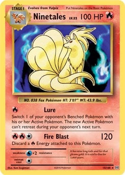 Image for Ninetales - 15/108 (XY Evolutions) (Non-Holo) (015/108) (Deck Exclusives) (PR) - Pokemon