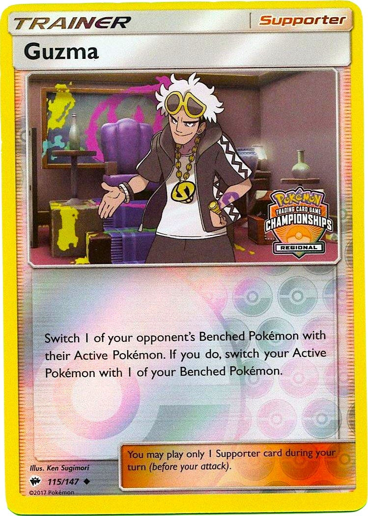 Image for Guzma - 115/147 (Regional Championships) (115/147) (League & Championship Cards) (PR) - Pokemon