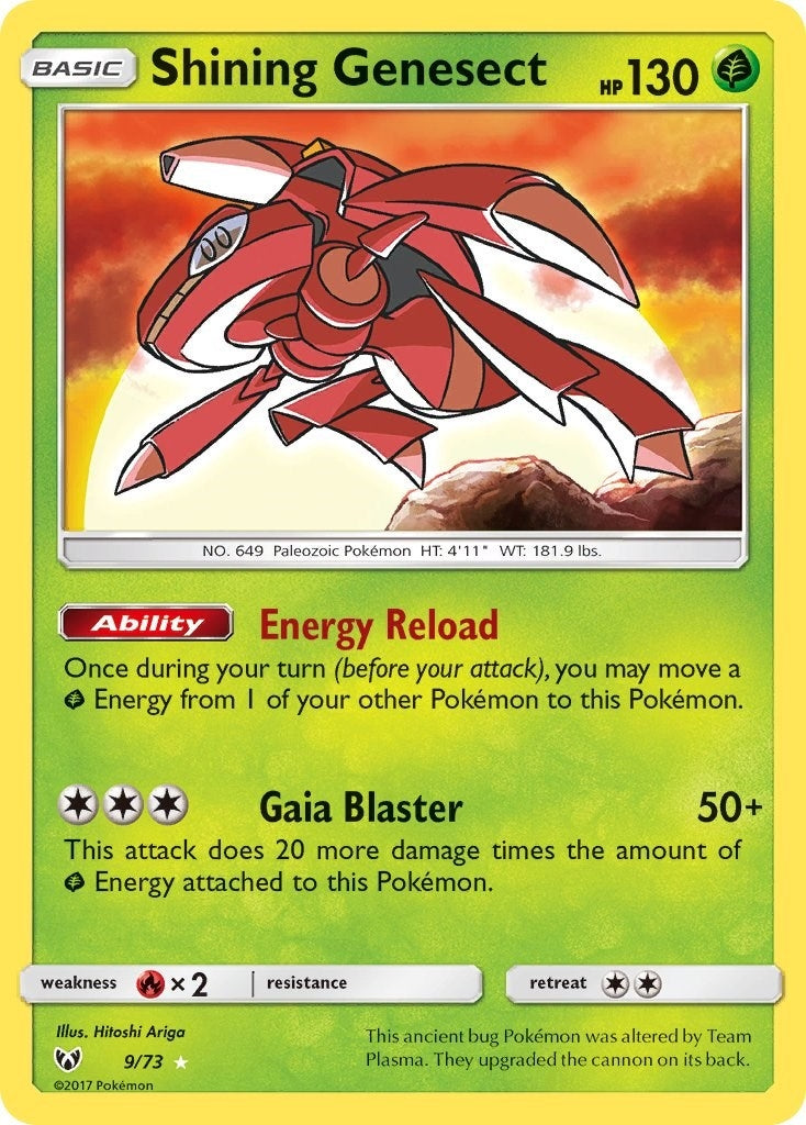 Image for Shining Genesect (9/73) (Shining Legends) (SHL) - Pokemon
