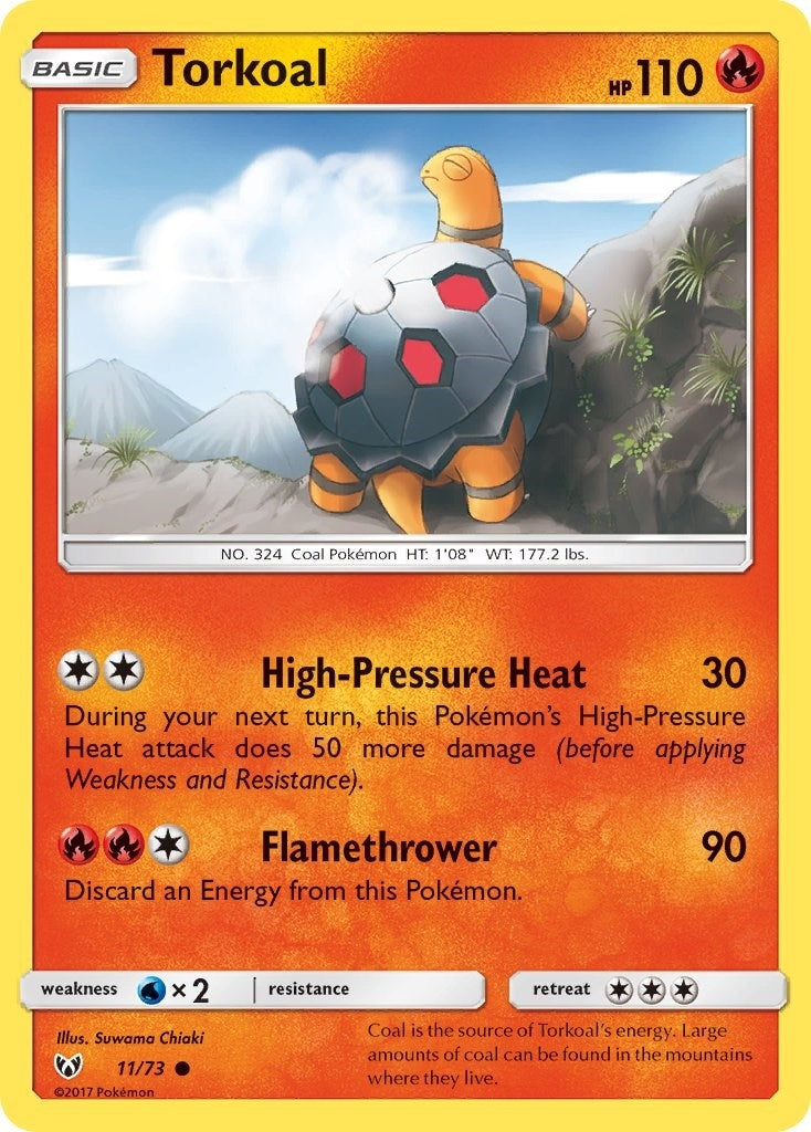 Image for Torkoal (11/73) (Shining Legends) (SHL) - Pokemon