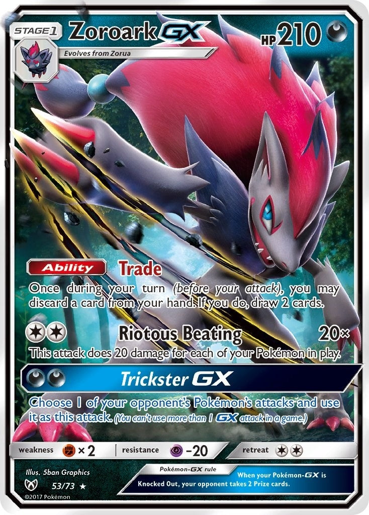 Image for Zoroark GX (53/73) (Shining Legends) (SHL) - Pokemon