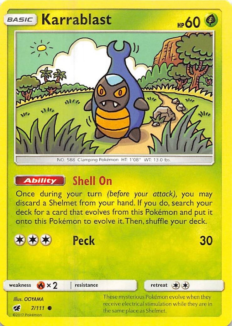 Image for Karrablast (7/111) (SM - Crimson Invasion) (SM04) - Pokemon