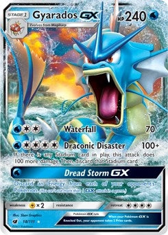Image for Gyarados GX (18/111) (SM - Crimson Invasion) (SM04) - Pokemon