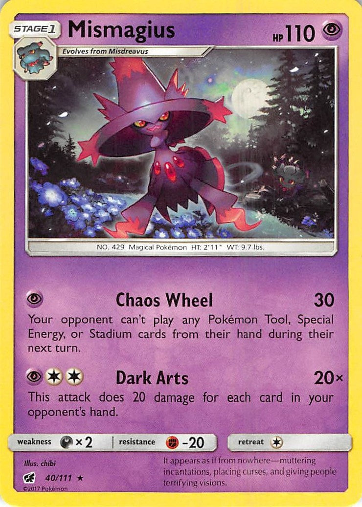 Image for Mismagius (40/111) (SM - Crimson Invasion) (SM04) - Pokemon