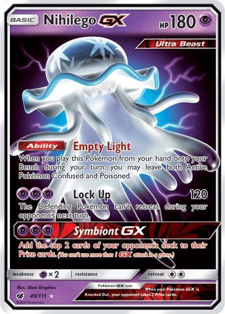 Image for Nihilego GX (49/111) (SM - Crimson Invasion) (SM04) - Pokemon
