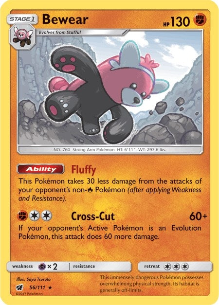 Image for Bewear (56/111) (SM - Crimson Invasion) (SM04) - Pokemon